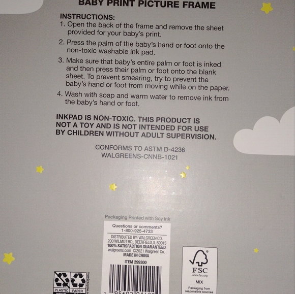 MOON AND STARS NEW IN BOX PICTURE FRAME - Picture 6 of 7